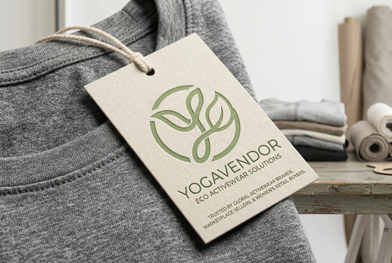Eco fashion label logo placeholder