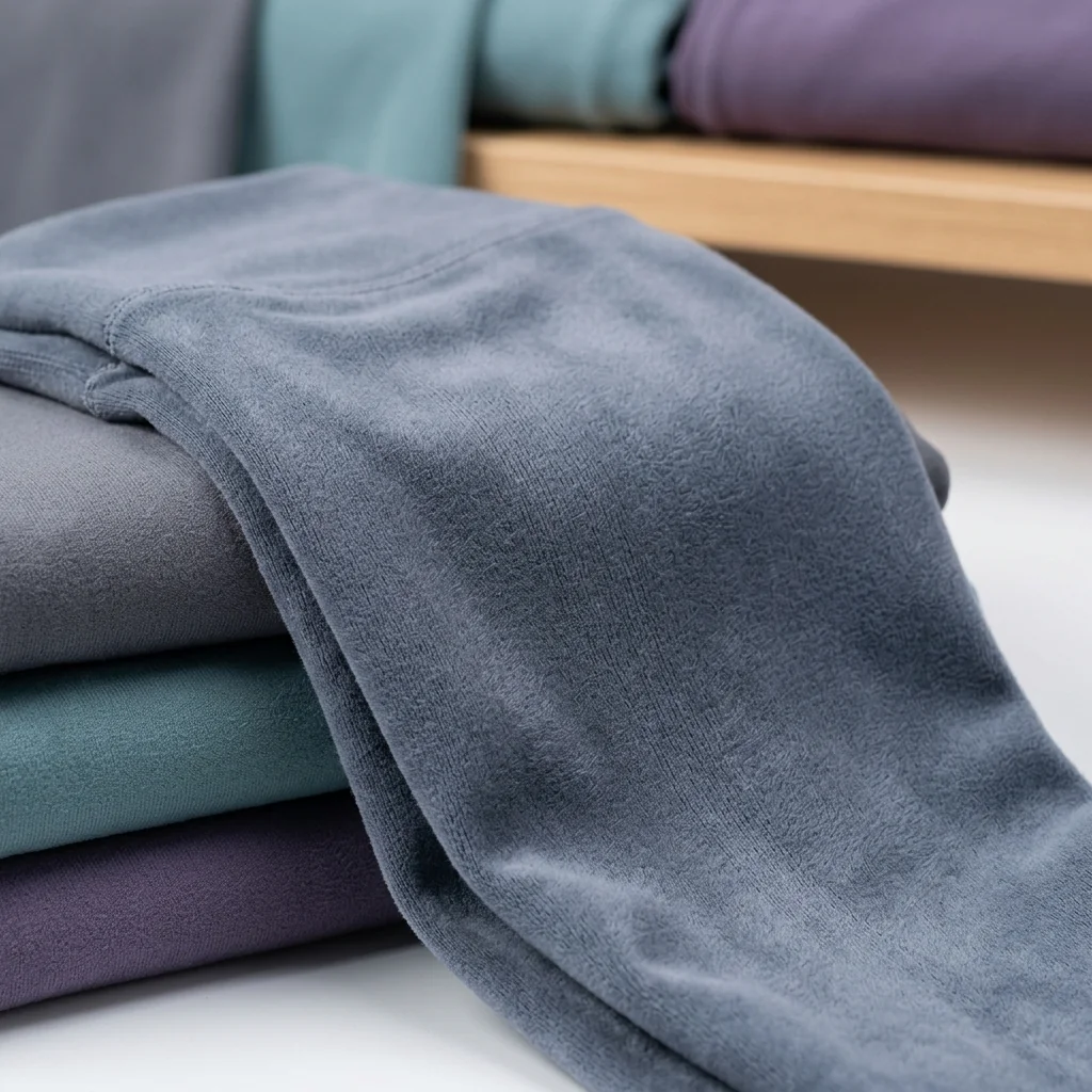 Brushed nylon fabric macro close-up — one of the four certified base families