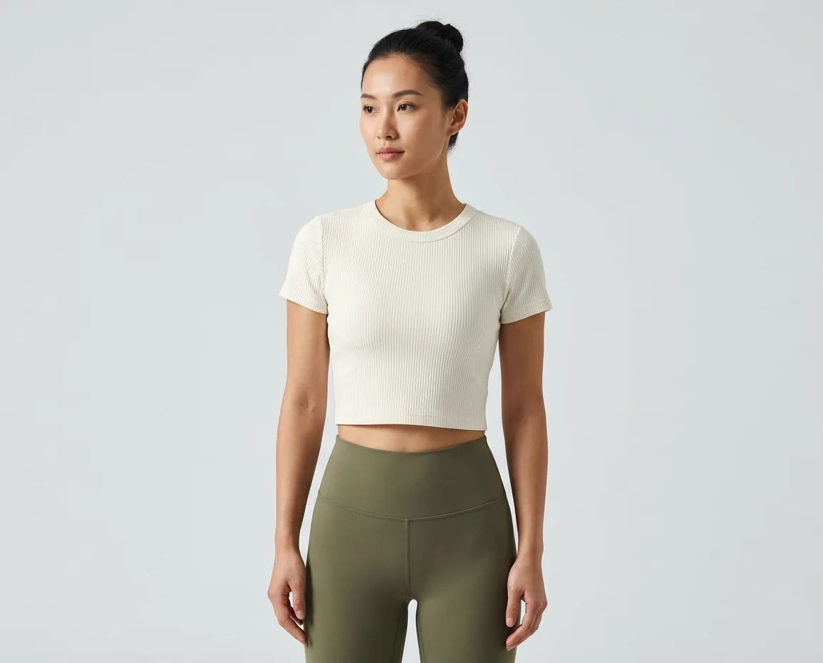 Classic ribbed crop top