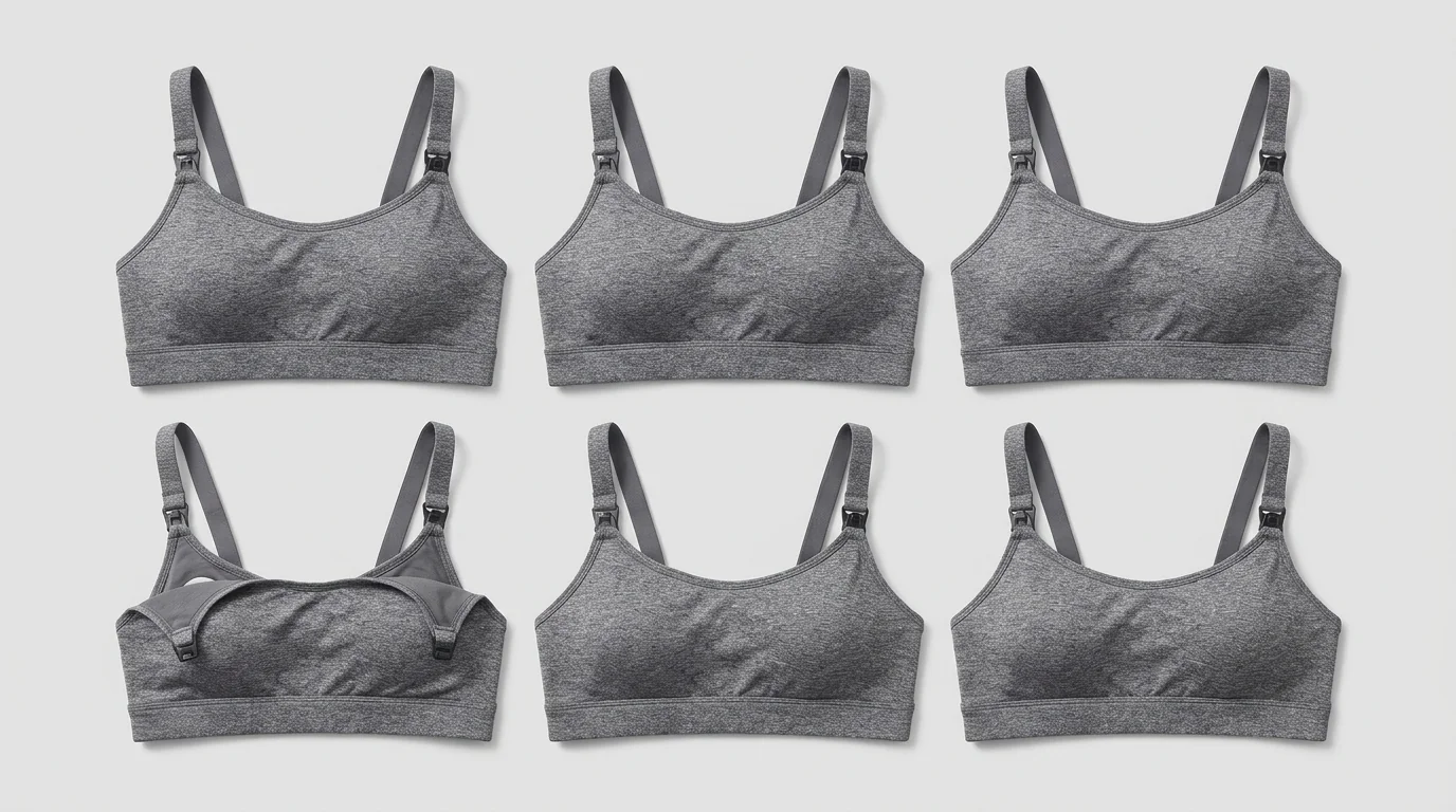 Nursing bra with drop-cup clip mechanism