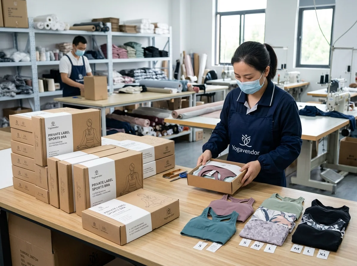 Private label packaging service with custom branded boxes