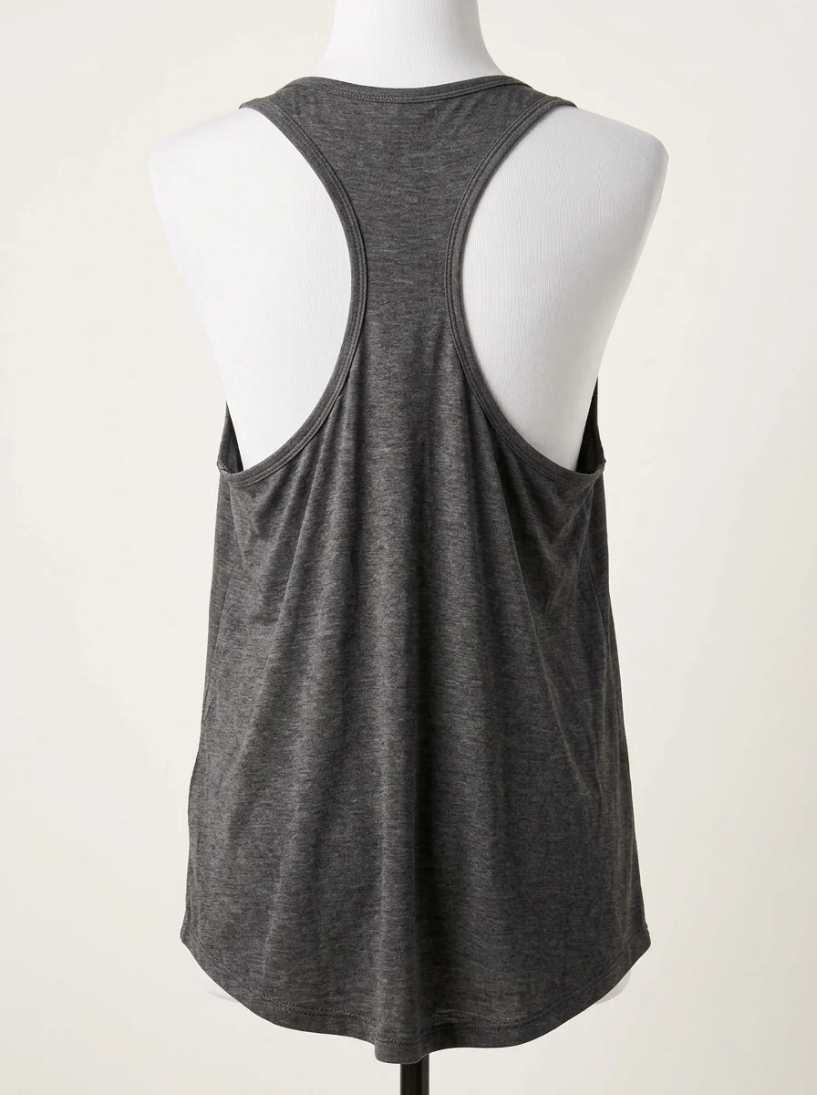 Racerback tank top — full shoulder mobility cut