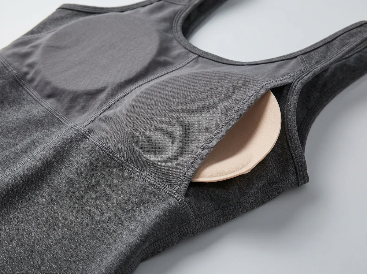 Bra-pad pocket detail