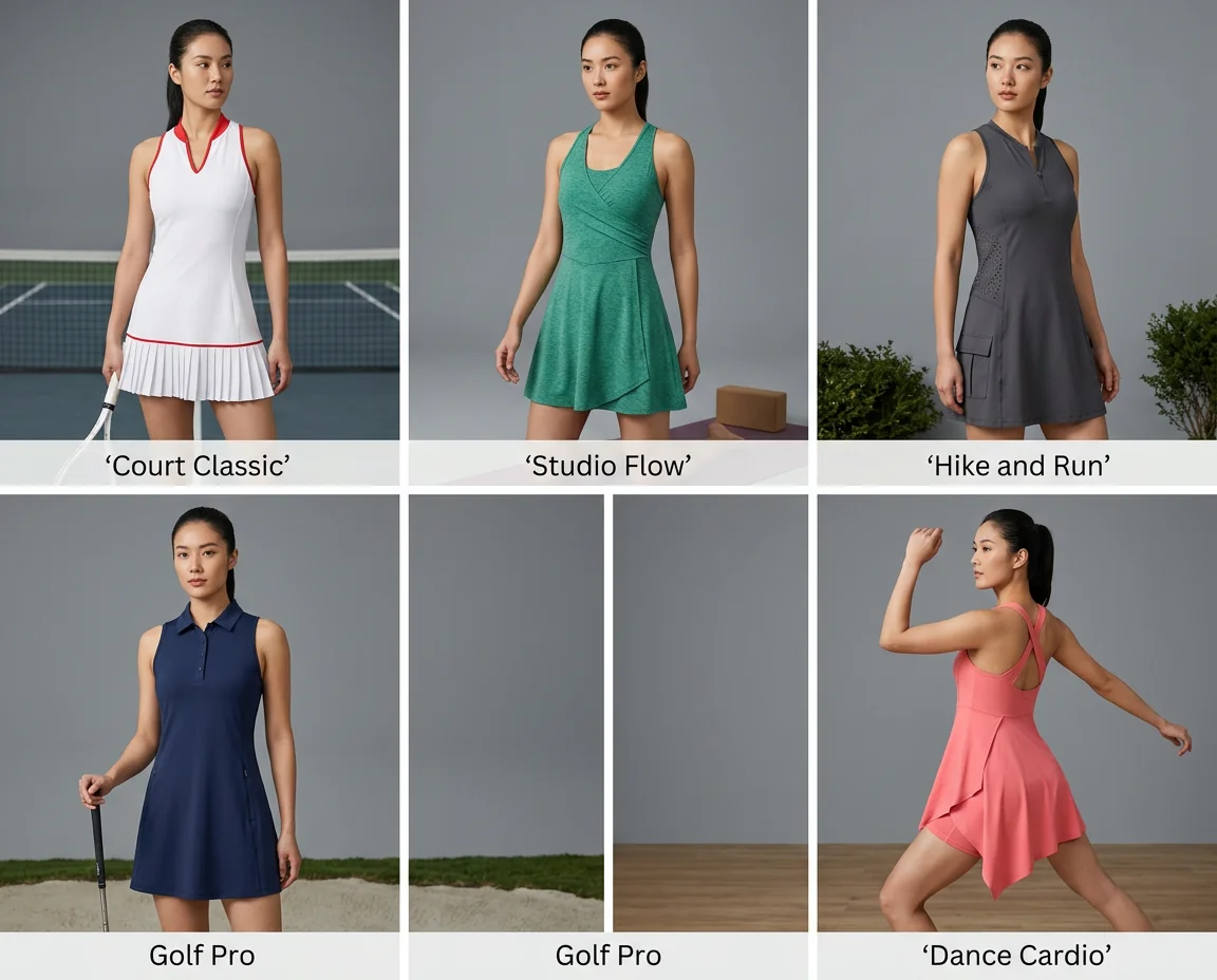 Skort hybrid dress
