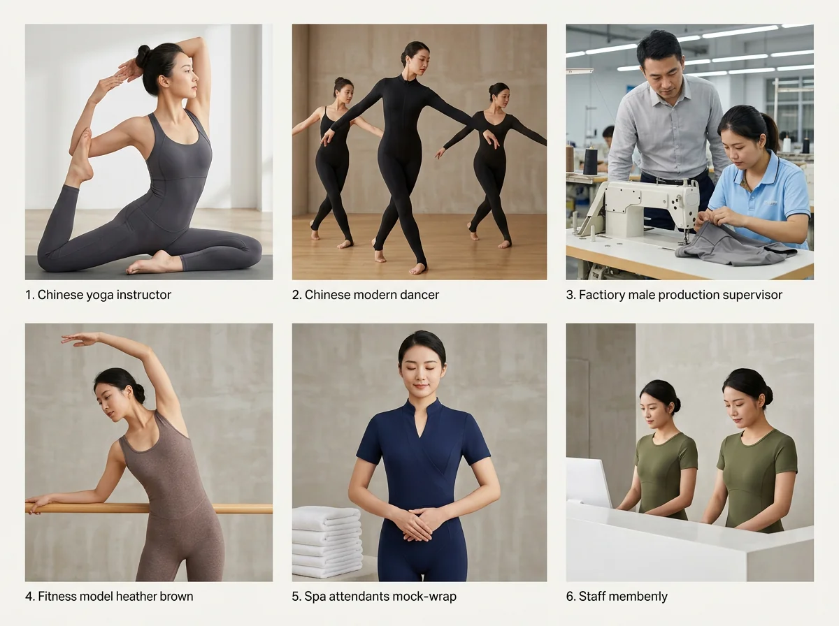 Studio team uniform bodysuits