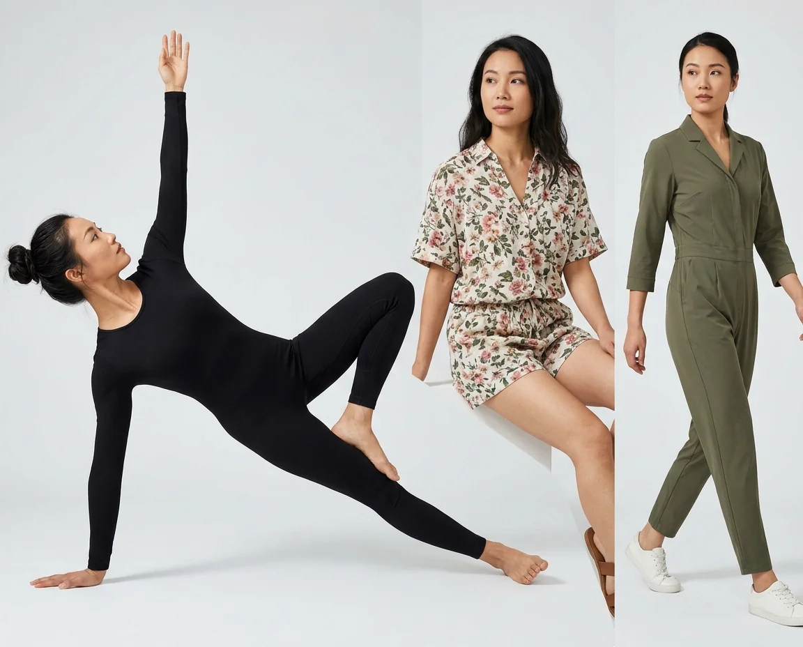 Yoga bodysuit second-skin silhouette