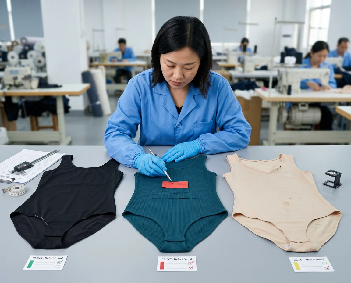 Bodysuit quality check